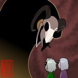 When your mask scares your kids.. a bit too well #artidn #art #ArtistOnTwitter #originalcharacter