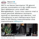 A Rete 4 e da Formigli tutti ristoratori onesti. A #reportrai3 la vita reale, quella vissuta ogni giorno da milioni di giovani in cerca di lavoro, non solo nella ristorazione.  #report