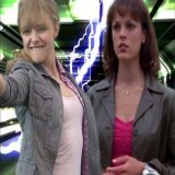 Mindy McCready (Hit Girl) and Jen Scotts (Time Force Pink Ranger) #KickAss #PowerRangersTimeForce #ChloeGraceMoretz #ErinCahill