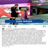 According to the FIFA President, there will be changes on how referees communicate VAR decisions. Refs will speak directly to fans in the stadium like they do in NBA. They'll pilot the project at the FIFA Club WC in Morocco.  Will this improve the qu