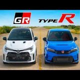 Toyota GR Corolla contre Honda Civic Type R&nbsp;: course de dragsters
