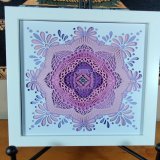 Excited to share the latest addition to my #etsy shop: 3D Layered Mandala in Pinks and White, 3D Paper Art, Paper Art, Layered Art, Home Decor, Valentine's Day, Wedding Gift, Framed Wall Art  #pink #babyshower #valentinesday #white #etsygifts