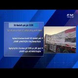 3200 طن في الدفعة الـ36.. الهلال الأحمر يواصل قوافل "زاد العزة من مصر إلى غزة"
