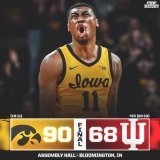 Iowa just DECIMATED #15 Indiana at Assembly Hall