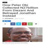 Chief @realFFK once said this . Alot of PDP members have said same over and over.   PDP is a curse.  PitOBI is an extension of the PDP. He was part of the looting and in fact collected his share from both Atiku end Deziani   Arise TV NURTW Supreme Co