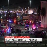 One person was killed and three more are in critical condition after a shooting in an El Paso, Texas mall food court.  Witnesses say they fled the scene, some taking cover in the bathroom, after two people allegedly got into an argument before one of