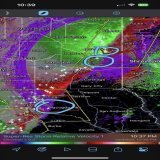 There are multiple #tornado warnings along this line of storms in East Texas. The two northern storms are moving towards Shreveport. You need to find shelter if in any of the paths. #TXwx #LAwx