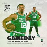 TONIGHT  Celtics at @cavs    7:00 PM  @NBCSBoston   @985TheSportsHub   #BleedGreen