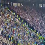 "ЗСУ!", - на футбольному матчі Україна - Шотландія стадіон підтримав українських воїнів. ВIДЕО