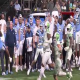 "HE THREW IT LIKE A DR. PEPPER PASS"   Gus Johnson with the perfect description of this Drake Maye pass   @UNCFootball | @drpepper