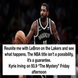 Breaking: Kyrie Irving requests trade and wants to reunite with LeBron James.