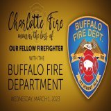 Today, a firefighter has died inside a burning commercial building in downtown Buffalo, New York, where a fire and sudden blast sent flames and smoke billowing into the street. Charlotte Fire sends our deepest condolences to a fallen hero's family, f