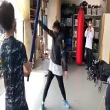 清野菜名さん演じる羌瘣のアクション練習！！  今日公開のキングダム運命の炎でも羌瘣カッコ良いです  トーンタンタン  #清野菜名 #金曜ロードショー #キングダム2 #キングダム運命の炎  #アクション部