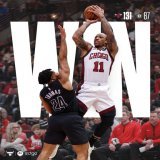 That's more like it. 44-point Bulls Win!