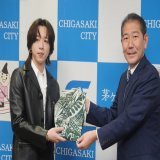 【お知らせ】今年の紅白歌合戦には、茅ヶ崎出身のアーティストが出演します。茅ヶ崎市はみなさんを応援しています！そのうちの一人であるBE:FIRSTのSOTAさんが市長を表敬訪問。茅ヶ崎への思いを語ってくれました。詳細はHPへ。   #茅ヶ崎  #BEFIRST #ビーファースト #SOTA