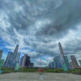 Urban Skyline of Shenzhen Futian CBD. (Photo by Yuan Jiao)