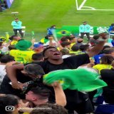 A rea&ccedil;&atilde;o do irm&atilde;o de Vini Jr. com o gol dele no jogo. Isso aqui n&atilde;o tem pre&ccedil;o!