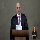 Alexandre de Moraes sobre atos golpistas de bolsonaristas: &ldquo;Grupos organizados ser&atilde;o integralmente responsabilizados para que isso n&atilde;o retorne nas pr&oacute;ximas elei&ccedil;&otilde;es&rdquo;.0:19127.2K views