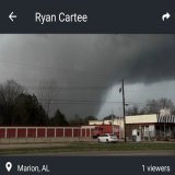 Significant damage in Selma, Alabama. @dixiealleychsr is on it.   Watch live on the Live Chasing App. #LSMwx