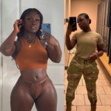 Outside of uniform                    In uniform