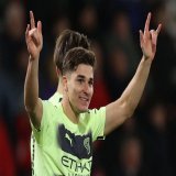 [] Julian Alvarez vs Bournemouth:  45 touches  4/6 ground duels won  2/3 tackles won 2/2 dribbles completed  1 key pass 1 goal  #ManCity