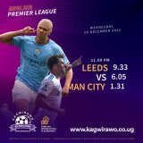 Man City needs to beat Leeds United in order to close the gap.   Man City  Vs Leeds United Tap the link  to place stakes   Cc.@Kagwirawo  #KagwirawoUpdates