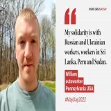 Вот что думает американский рабочий Уильям о подготовке Вашингтона к мировой войне и о том, как рабочие всего мира могут бороться против этого (русские субтитры имеются):  #Ukraine️ #WorldWar3 #войнасукраиной #1мая #MayDay2022