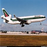An Alitalia MD-11 seen here in this photo at Miami in December 2001 #avgeeks - See photo