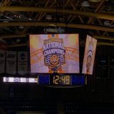 HAMDEN, CT - M&amp;T Bank Arena  We are one hour away from the welcome home event for the Quinnipiac men&rsquo;s ice hockey team.   A balloon archway stating &ldquo;NCAA Champs sits outside the rink. The red carpet is being rolled out.  @Q30Sports #N
