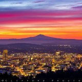 Portland Oregon is a beautiful City  #portland #oregon #sunrise #pdx