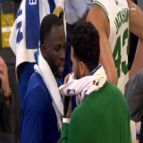 "Hey, that 91 is iconic though!"  Stephen Curry referring to Blake Griffin's jersey number