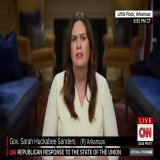 &ldquo;It&rsquo;s time for a new generation of Republican leadership."  Arkansas Gov. Sarah Huckabee Sanders called for a new generation of GOP leadership in the Republican response to President Joe Biden's State of the Union address.