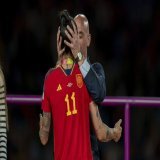 Megan Rapinoe has spoken about Luis Rubiales giving Spain star Jennifer Hermoso an unwanted kiss on the lips.