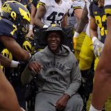 Celebrated Michigan Wolverines fan Dametrius "Meechie" Walker died today after a two-year battle with osteosarcoma, a type of bone cancer.   His story will live with us forever   views