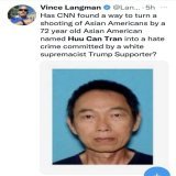 Weird flex from the MAGAsphere tonight, breathing a sigh of relief that a mass shooter was not one of their own. I get it, you rarely get to make that claim. #MontereyPark #MontereyParksuspect #HuuCanTran