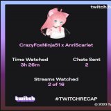 #twitchrecap with @Anri_Scarlet