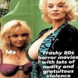 Who is a fan of 80s horror?