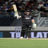 Seventh ODI  for Tom Latham!   Runs: 100 | Balls: 76 | Fours: 14 | Sixes: 3   #NZvIND