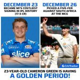 Cameron Green is living a dream   #AUSvsSA #IPLAuctions