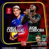 [] #ColombianosEnElExterior @CriteriumDep- &iexcl;???????????????? ???????? ????????????????????! ~JORGE CARRASCAL (TITULAR) @pfc_cska  JHON C&Oacute;RDOBA (TITULAR) @FCKrasnodar 9:30 AM    1/4 финала-МатчТВ #Cska #Krasnodar   Стадион &laquo;ВЭБ Арен