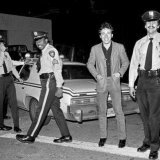 Bruce Springsteen pulled over for speeding, 1978.