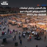 بنك المغرب المركزي خفض توقعاته بشأن التضخم إلى 6% خلال العام الجاري مقابل 6.2% في تقديرات يونيو، ومقارنة مع 6.6% المسجلة بالعام الماضي - فيما رفع توقعاته للنمو الاقتصادي خلال العام الجاري إلى 2.9% مقابل 2.4% المتوقعة في يونيو الماضي، دون الأخذ بعين ا
