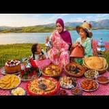 صدمتهم بهاد الأجواء \ud83d\ude31طيبت ألذ طواجن على الفاخر قدام أكبر سد في المغرب لحم بالبرقوق دجاج البلدي كوتي