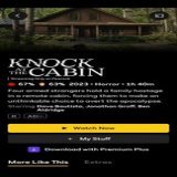 Hello #HorrorFamily, #MutantFam, and #FrightClub.  Knock at the Cabin dropped on #PeacockTV today.  I'm asking the members of the #HorrorCommunity to help me out.  Depending on the feedback I receive, I may check it out for the #Horror365Challenge to