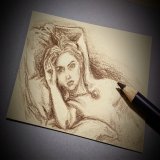 I&rsquo;ve got you. I won&rsquo;t let go. #TITANIC #タイタニック #ATCクラブ #sketchcard