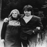 linda and paul mccartney photographed during the beatles&rsquo; final photoshoot. august 22nd, 1969.