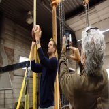 The man who changed the game forever.  Watch the two-year process of the creation for @swish41&rsquo;s statue, now outside of the @aacenter.   @chime | #AllFourOne