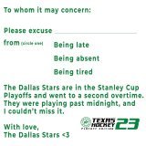 We made you a note