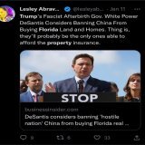 BAN  RUSSIA  SAUDI ARABIA  From buying up FLORIDA real estate &mdash; they&rsquo;ve bought 1/2 of Naples already   BAN MISS GENOCIDE    STOP  RUSSIAN BIRTH TOURISM