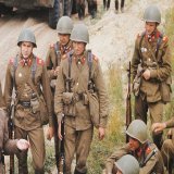 Even tho its commonly advised to not use olive buckle belts for Soviet impression as they were not normally issued pictures can be seen of soldiers using them sometimes